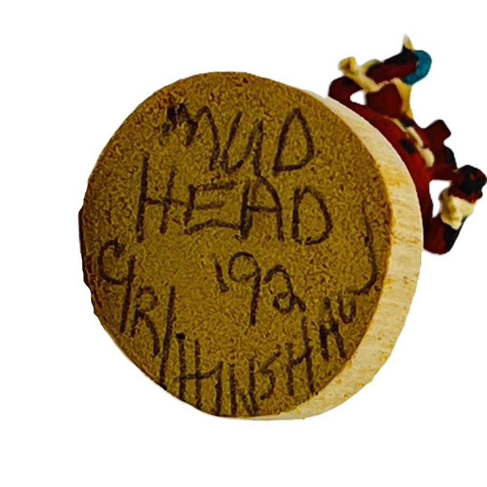 Handmade Miniature 1.5" (app.) Kachina Doll - "Mudhead" - Picture 3 of 8